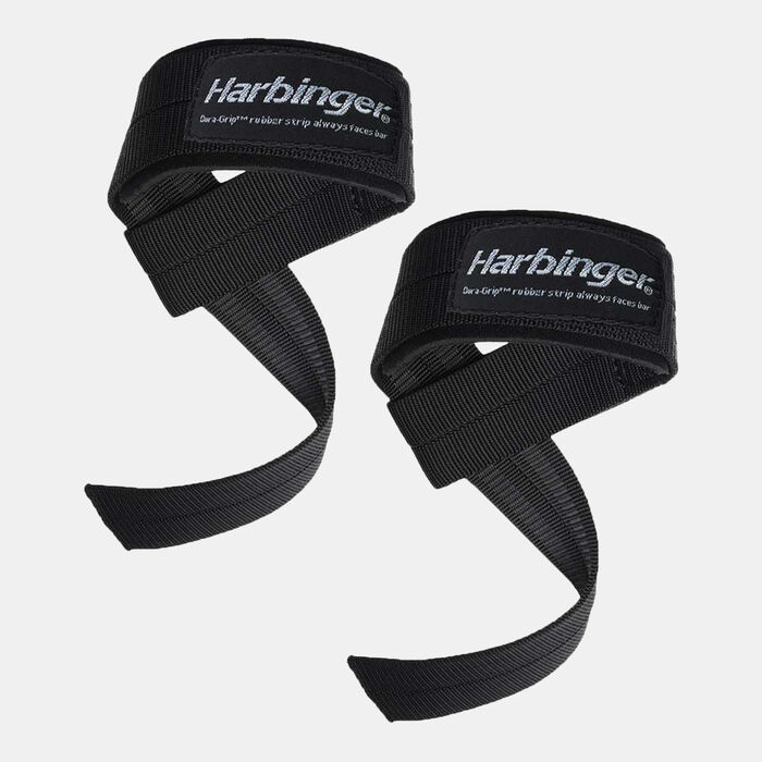 Harbinger Big Grip® Padded Lifting Straps Black Harbinger Big Grip® Padded Lifting Straps Black image number 0