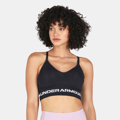 Under Armour Women's UA Seamless Low-Support Training Sports Bra Black
