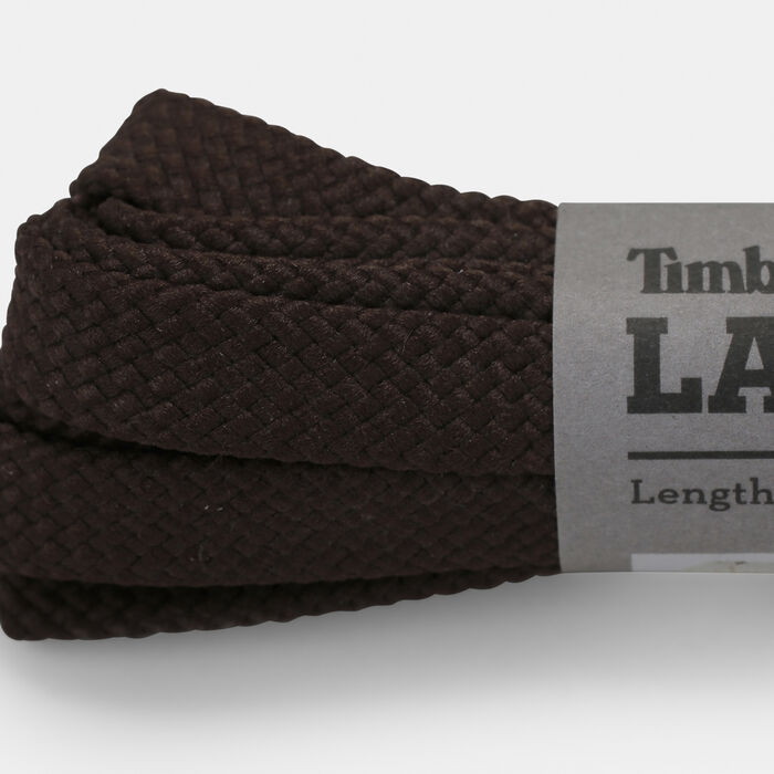 Timberland Flat Polyester 52-Inch Replacement Shoe Laces Brown Timberland Flat Polyester 52-Inch Replacement Shoe Laces Brown image number 1