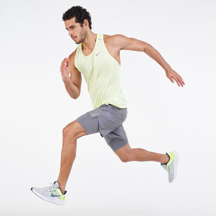 Nike Men's Dri-FIT ADV Techknit Ultra Tank Top yellow Nike Men's Dri-FIT ADV Techknit Ultra Tank Top yellow image number 2
