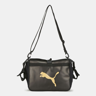 PUMA Women's Active Organiser Crossbody Bag Gold PUMA Women's Active Organiser Crossbody Bag Gold