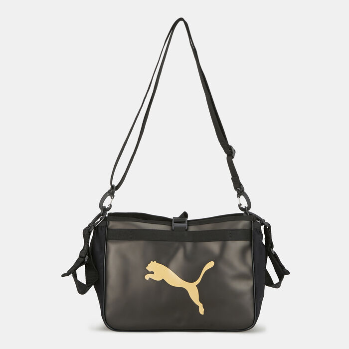 PUMA Women's Active Organiser Crossbody Bag Gold PUMA Women's Active Organiser Crossbody Bag Gold image number 0