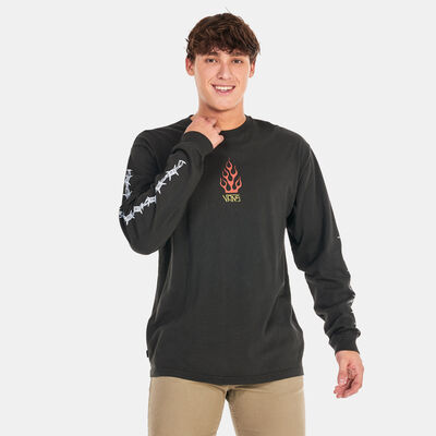 Vans Men's Elijah Berle Vintage Long Sleeve T-Shirt Black