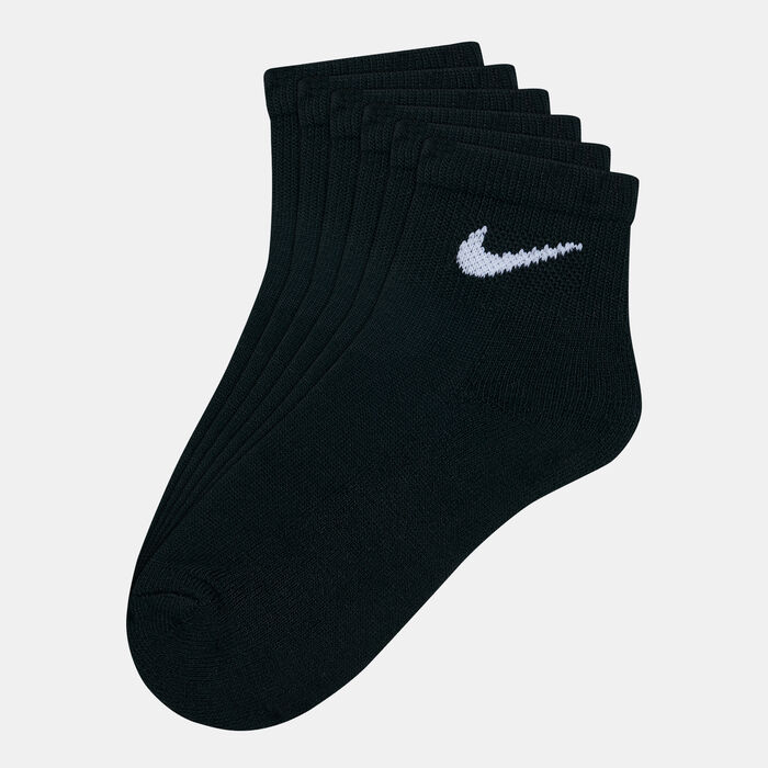 Nike Kids' NHN Basic Quarter Socks (3 Pack) Black Nike Kids' NHN Basic Quarter Socks (3 Pack) Black image number 0
