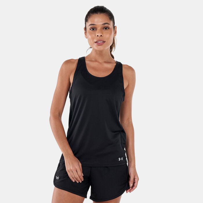 Under Armour Women's UA Fly-By Tank Top Black image number 0