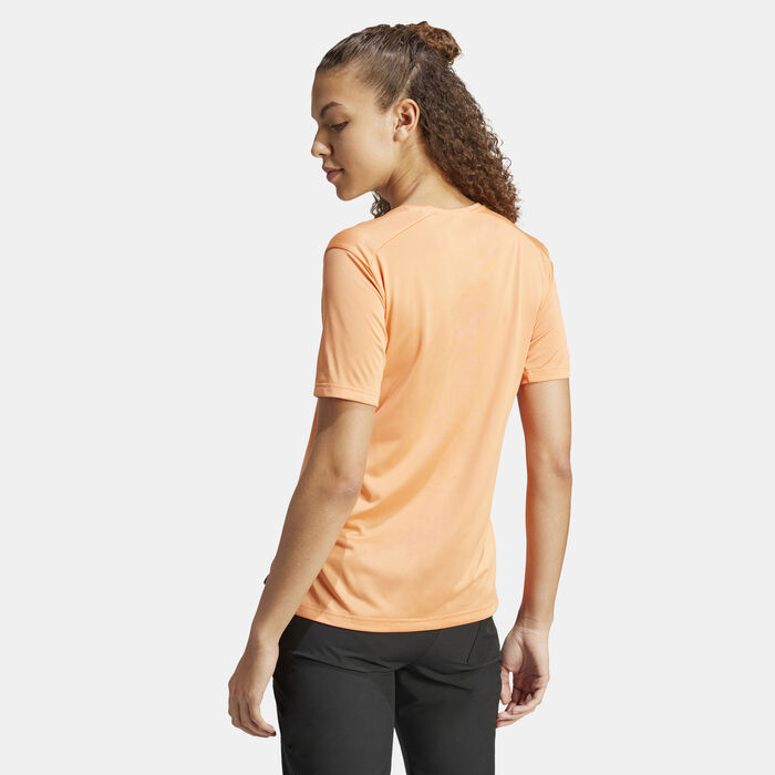 adidas Women's Terrex Multi T-Shirt Orange adidas Women's Terrex Multi T-Shirt Orange image number 1