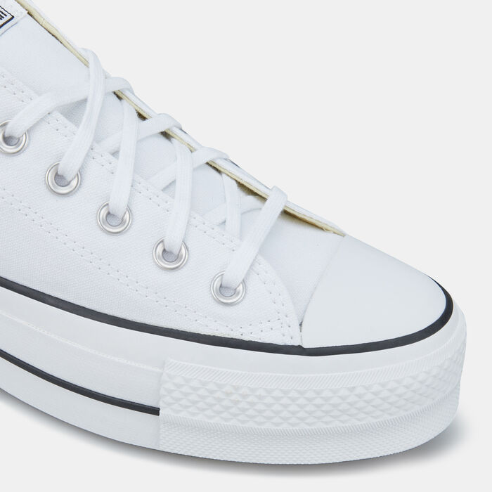 Converse Chuck Taylor All Star Platform Ox Unisex Shoe White Converse Chuck Taylor All Star Platform Ox Unisex Shoe White image number 4