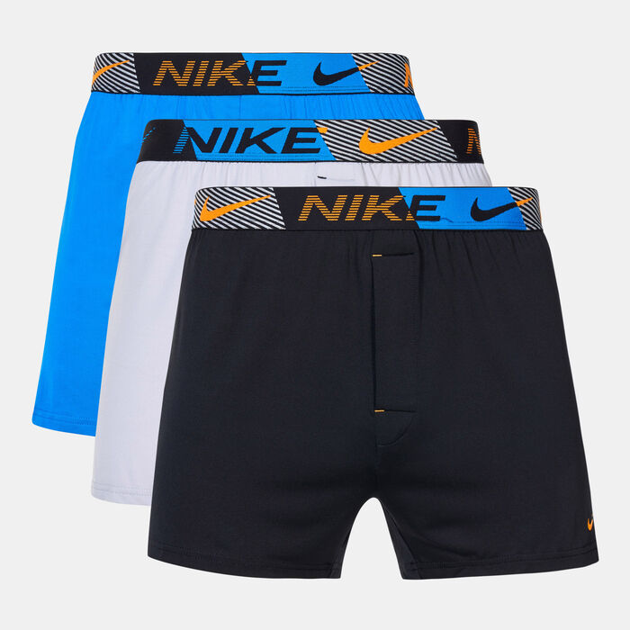 Nike Men's Dri-FIT Essential Micro Boxers (3 Pairs) Multi Nike Men's Dri-FIT Essential Micro Boxers (3 Pairs) Multi image number 0