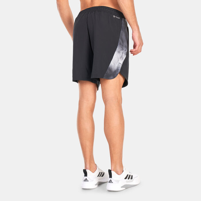 adidas Men's Designed for Movement AEROREADY HIIT Graphic Training Shorts Black adidas Men's Designed for Movement AEROREADY HIIT Graphic Training Shorts Black image number 1