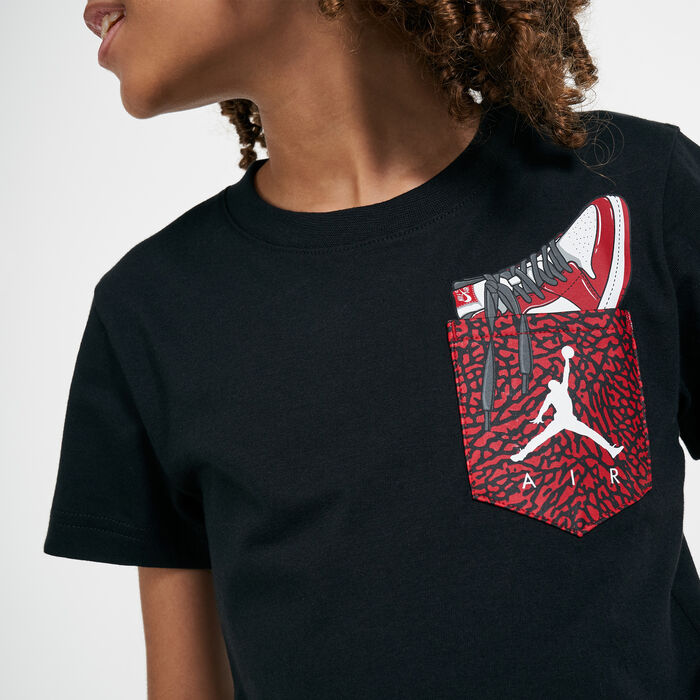 Nike Kids' AJ1 T-Shirt (Younger Kids) Black Nike Kids' AJ1 T-Shirt (Younger Kids) Black image number 3