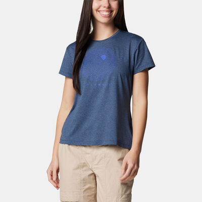 Columbia Women's Sloan Ridge Graphic T-Shirt Blue