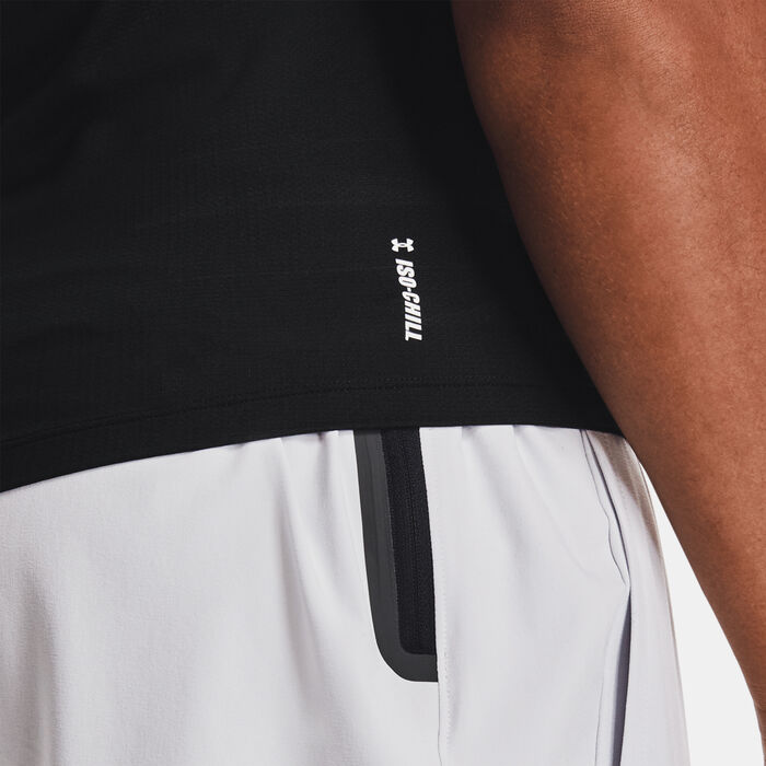 Under Armour Men's UA Iso-Chill Compression Tank Top Black Under Armour Men's UA Iso-Chill Compression Tank Top Black image number 3