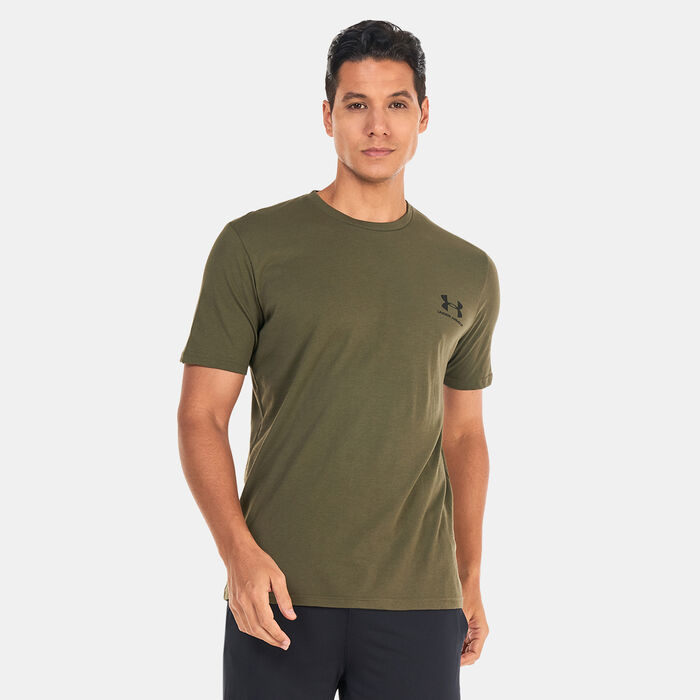 Under Armour Men's Sportstyle Left Chest Logo T-Shirt Green Under Armour Men's Sportstyle Left Chest Logo T-Shirt Green image number 0