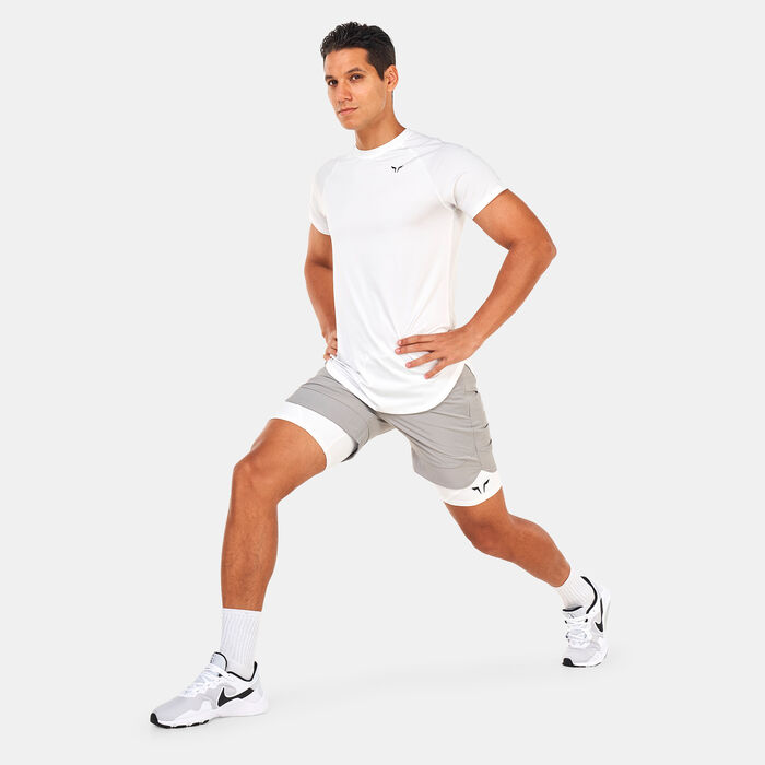 SQUATWOLF Men's Limitless Razor T-Shirt White image number 2