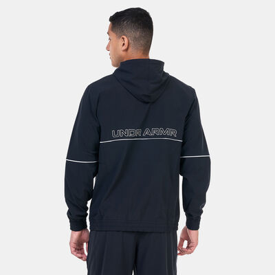 Under Armour Men's Zone Woven Basketball Jacket Black Under Armour Men's Zone Woven Basketball Jacket Black