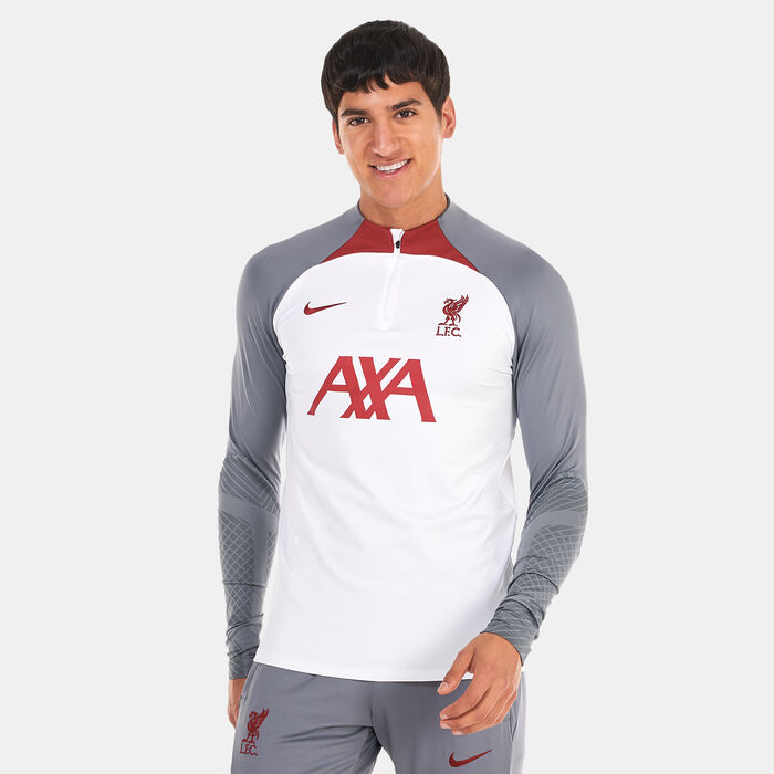 Nike Men’s Liverpool F.C. Dri-FIT Strike Drill Top White Nike Men’s Liverpool F.C. Dri-FIT Strike Drill Top White image number 0