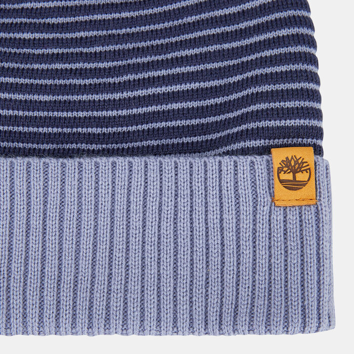Timberland Men's Acrylic Beanie And Scarf Set Blue Timberland Men's Acrylic Beanie And Scarf Set Blue image number 2