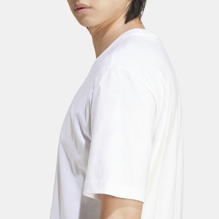 adidas Originals Men's Training Supply Street 5 T-Shirt White image number 4