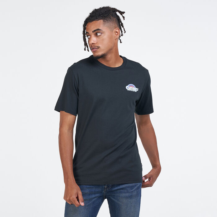 Converse Men's Classic Script T-Shirt Black Converse Men's Classic Script T-Shirt Black image number 1