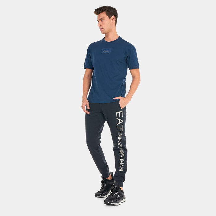 EA7 Emporio Armani Men's Train Logo Series T-Shirt Blue EA7 Emporio Armani Men's Train Logo Series T-Shirt Blue image number 2