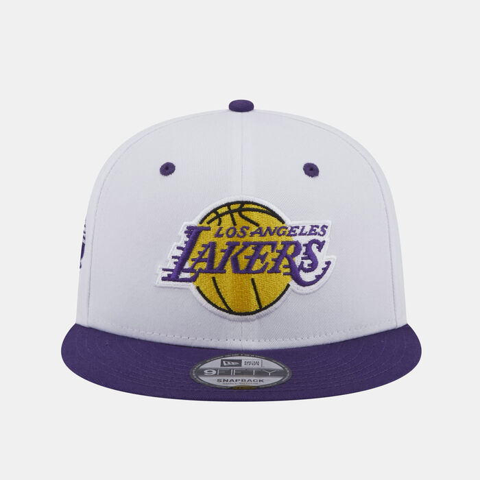 New Era Men's LA Lakers Crown Patch 9FIFTY Cap White image number 0