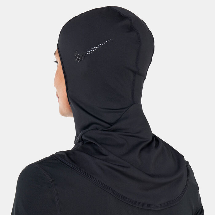 Nike Women's Pro Hijab Black Nike Women's Pro Hijab Black image number 2