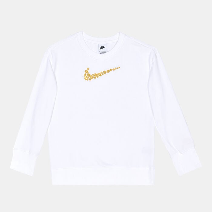 Nike Kids' Sportswear French Terry Sweatshirt White Nike Kids' Sportswear French Terry Sweatshirt White image number 0