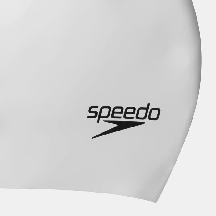 Speedo Long Hair Swimming Cap Grey image number 2
