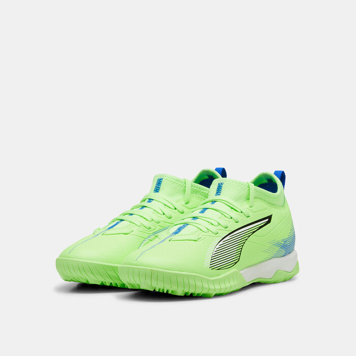 PUMA Kids' ULTRA 5 MATCH Turf Ground Football Shoes White image number 1