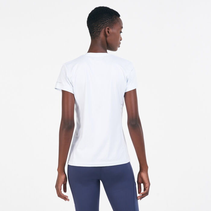 Columbia Women's Zero Ice Cirro-Cool™ T-Shirt White Columbia Women's Zero Ice Cirro-Cool™ T-Shirt White image number 1
