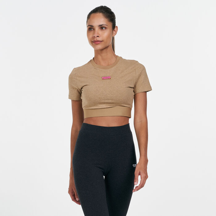 adidas Women's R.Y.V. Cropped T-Shirt Multi adidas Women's R.Y.V. Cropped T-Shirt Multi image number 0