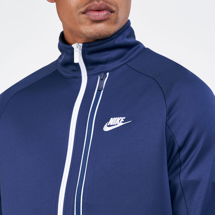 Nike Men's Sportswear N98 Tribute Track Jacket Blue image number 3