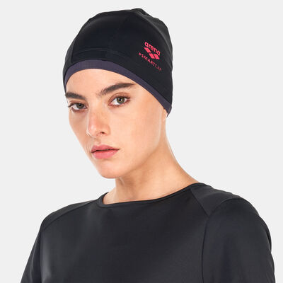 Arena Women's Smartcap Swimming Cap Black Arena Women's Smartcap Swimming Cap Black
