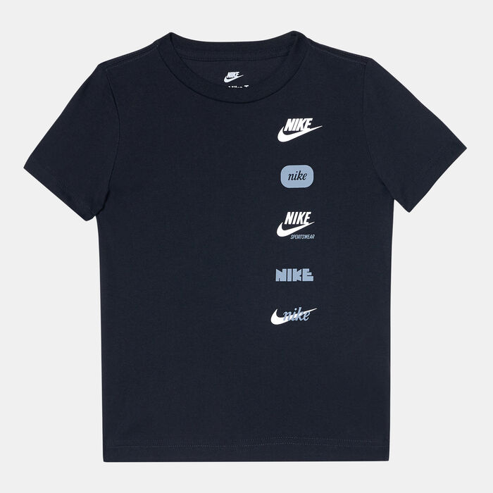 Nike Kids' Club+ Badge T-Shirt (Babies and Younger Kids) Black Nike Kids' Club+ Badge T-Shirt (Babies and Younger Kids) Black image number 0
