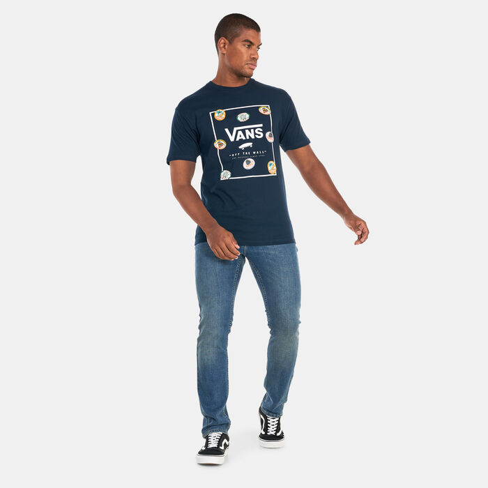Vans Men's Classic Print Box T-Shirt Blue Vans Men's Classic Print Box T-Shirt Blue image number 2