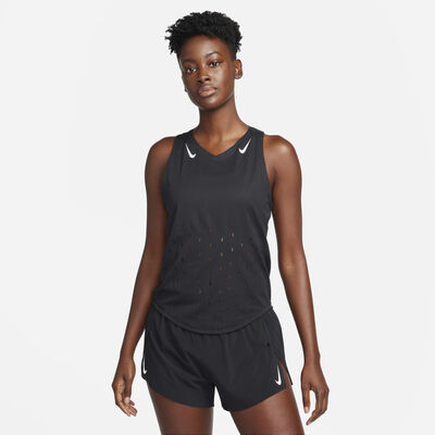 Nike Women's AeroSwift Dri-FIT ADV Running Vest Black Nike Women's AeroSwift Dri-FIT ADV Running Vest Black