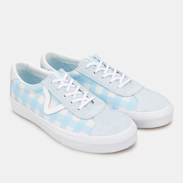 Vans Gingham Sport Unisex Shoe Blue Vans Gingham Sport Unisex Shoe Blue image number 1
