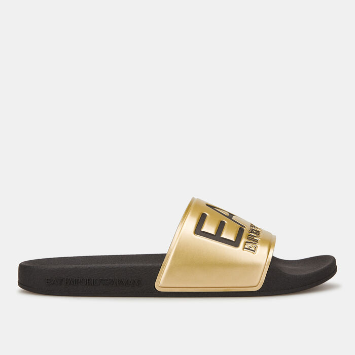 EA7 Emporio Armani Slides Gold EA7 Emporio Armani Slides Gold image number 1