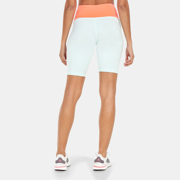 adidas Women's Colourblock Sports Leggings Pink image number 1
