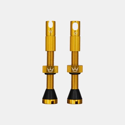 Peaty’s x Chris King (MK2) Tubeless Valves - 42mm Gold Peaty’s x Chris King (MK2) Tubeless Valves - 42mm Gold