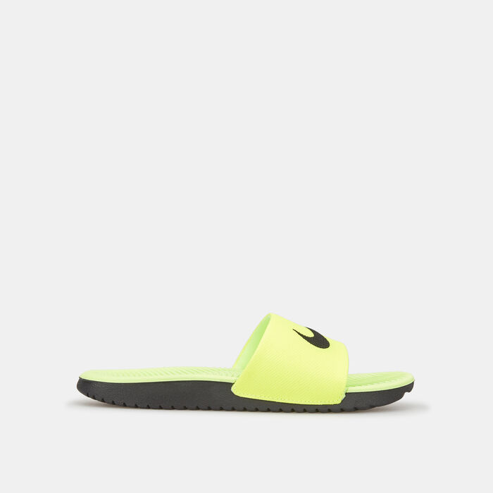 Nike Kids' Kawa Slides (Older Kids) yellow Nike Kids' Kawa Slides (Older Kids) yellow image number 1