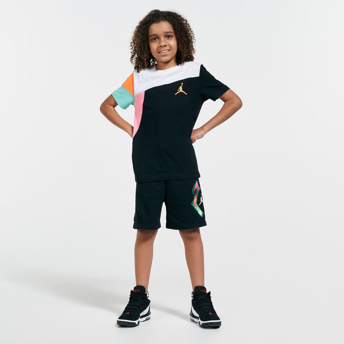 Nike Kids' Sport DNA Blocked T-Shirt Black Nike Kids' Sport DNA Blocked T-Shirt Black image number 2