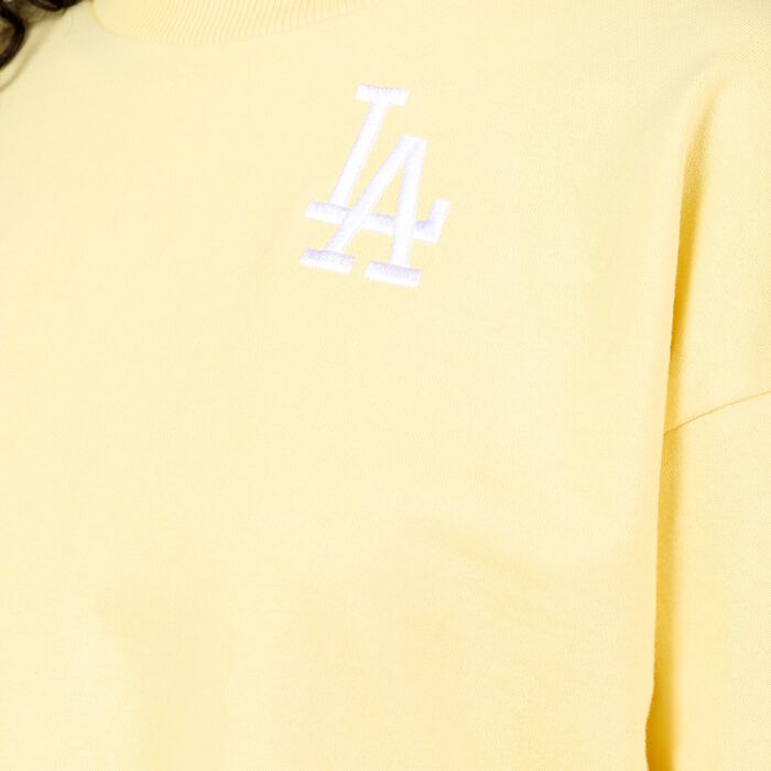 New Era Women's MLB Los Angeles Dodgers Sweatshirt yellow image number 3