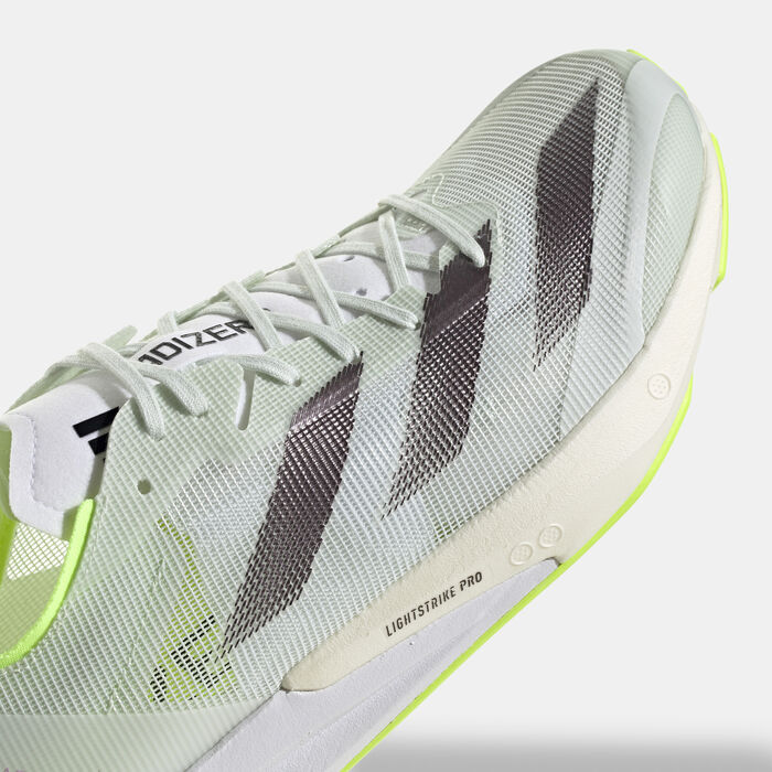 adidas Men's Adizero Adios 8 Running Shoes Grey image number 4