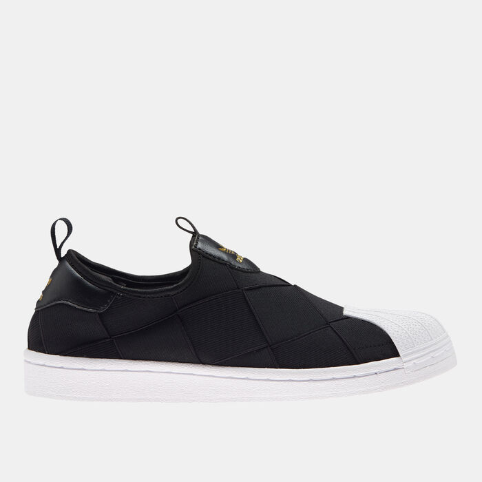 adidas Originals Women's Superstar Slip-On Shoe Black image number 1