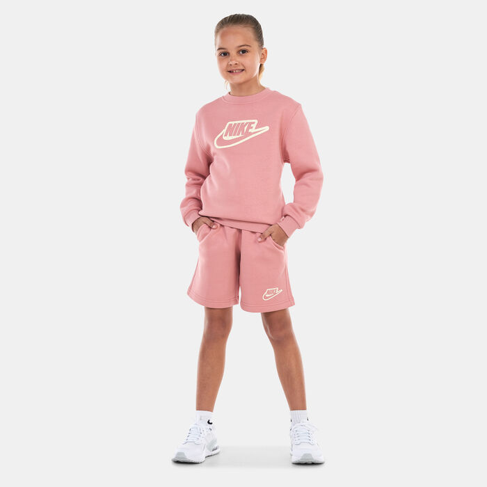 Nike Kids' Sportswear Club Create Shorts Pink Nike Kids' Sportswear Club Create Shorts Pink image number 2