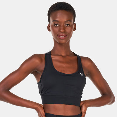 SQUATWOLF Women's Core Sports Bra Black