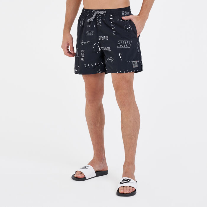 Nike Swim Men's Multi Logo Volley 5-inch Swimming Shorts yellow image number 0