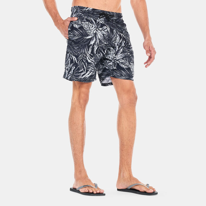 Speedo Men's Print Leisure Swimming Shorts (18 inch( Black Speedo Men's Print Leisure Swimming Shorts (18 inch( Black image number 0