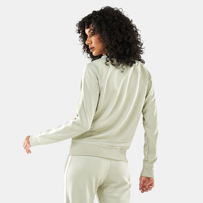 Nike Women's Sportswear Logo Tape Crew Sweatshirt White Nike Women's Sportswear Logo Tape Crew Sweatshirt White image number 1